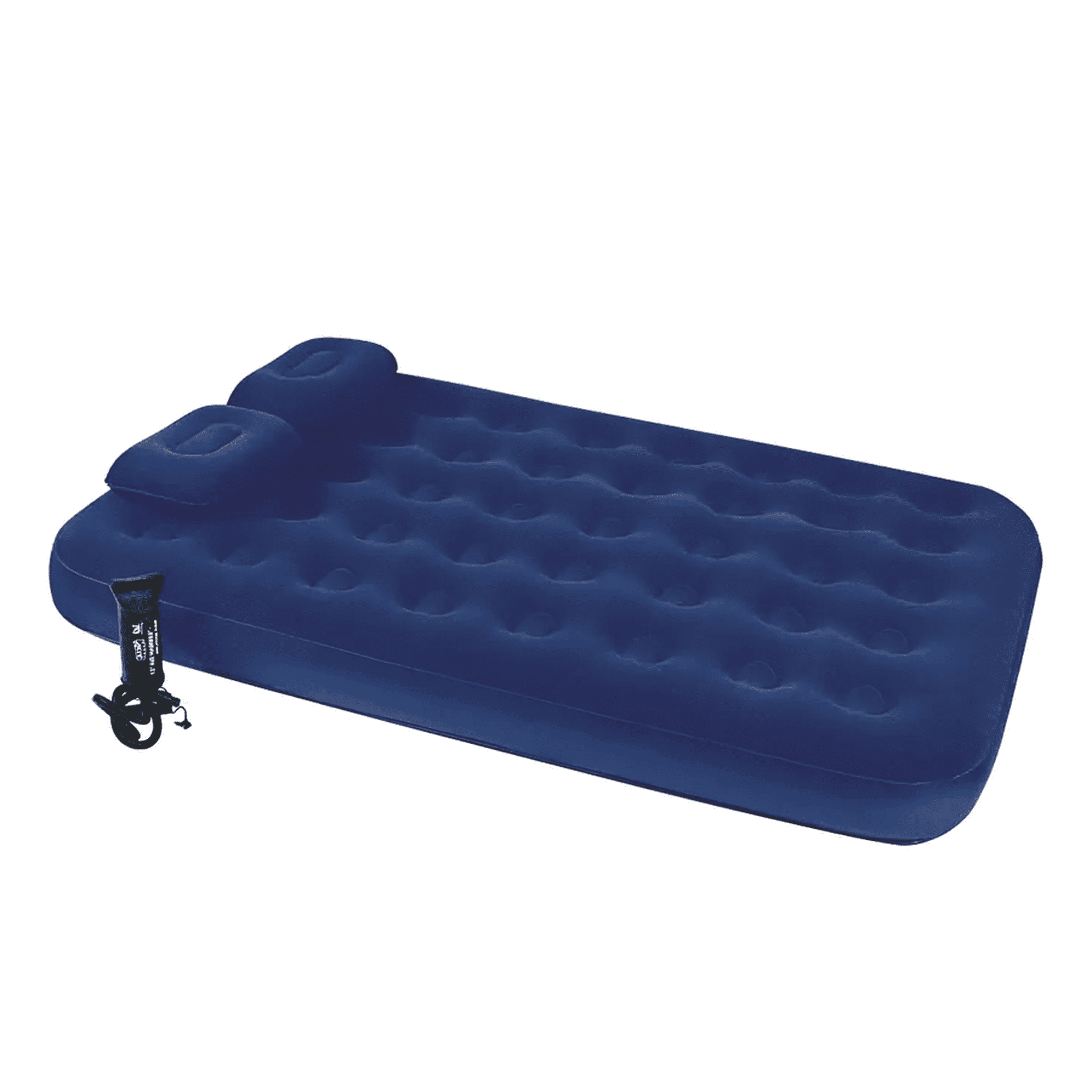Genérico - Colchon Inflable De 2 Plazas Azul
