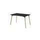 thumbnail image 1 of Mesa de comedor Nordica Escadinava Negra Midtown negro, 1 of 4