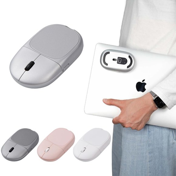 Ratón Ventaron Magnito Magnetic Inalámbrico Bluetooth Plateado