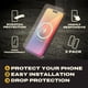 thumbnail image 2 of Protector de pantalla DEWALT Heavy Duty Glass para iPhone 17, paquete de 2, 2 of 8