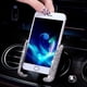 thumbnail image 1 of Soporte para teléfono de coche con cristales brillantes, mini soporte automático para ventilación de salpicadero, universal, ajustable 360°, accesorio para coche para mujeres y niñas (blanco), 1 of 5