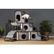 thumbnail image 3 of Productos para mascotas Cat Tower Prevue Catville Tower Gray 7240, 3 of 7