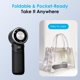 thumbnail image 5 of Ventilador de mano Nqimoed recargable y plegable negro, 5 of 9