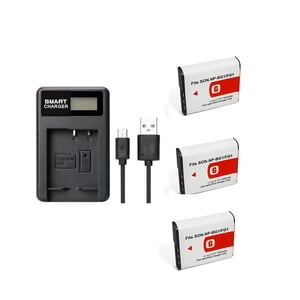 Genérico - Kit Cargador + 3 Baterías Np-Bg1 Np-Fg1 Sony Alternativa