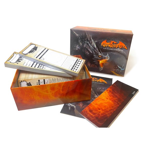 Set básico de Stat Trackers para la quinta edición de Dungeons & Dragons