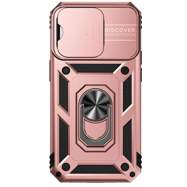 Estuche GANGXUN para iPhone 14 Pro Max, soporte giratorio 360°, estilo mecánico y magnético