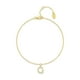 thumbnail image 1 of Pulsera S925 Sterling Silver Inicial A Z Dorada, 1 of 3