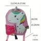 thumbnail image 2 of Children's Backpack With Anti-lost Rope For Boys Girls Lightweight Backpacks Cute Cartoon Animal Small Backpacks, Dinosaur Deer Zebra Unicorn Backpacks, 2 of 3