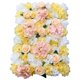 thumbnail image 4 of Seda artificial Falsa Rosa Flor de boda Fondo de escenario Decoración Amarillo claro, 4 of 5