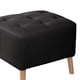thumbnail image 2 of Pouf Lyon Pu Negro, 2 of 3