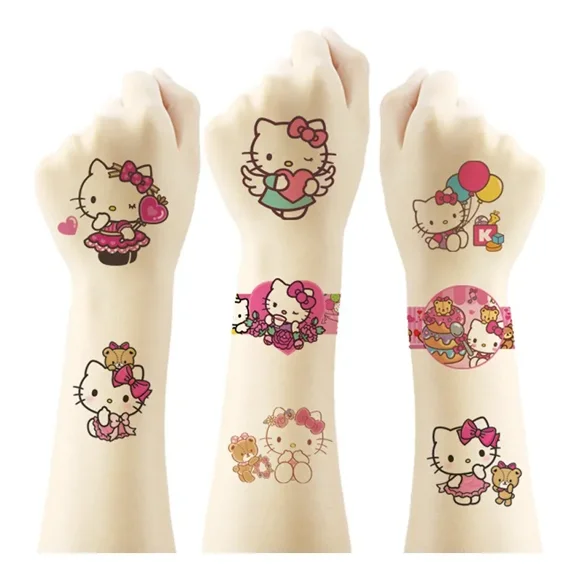 Pegatinas Tattoo Temporales Hello Kitty