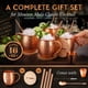 thumbnail image 2 of Set de tazas de cobre Yooreka de 16 oz para Moscow Mule, 4 piezas, 2 of 6