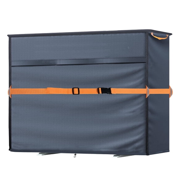 Funda de aire acondicionado NGB Mini Split 37,4x14,2x27,2 cm gris