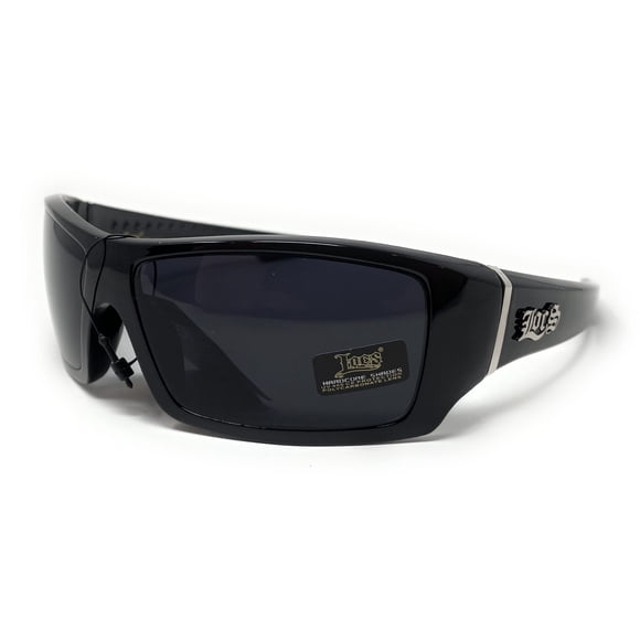 Anteojos de Sol Locs 9054 Rectangulares Envolventes 63mm Negro