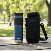 Contigo Y Totto - Kit Vaso Mug Contigo 710 Ml + Porta Botellas Totto