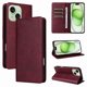 thumbnail image 5 of Funda Cartera para iPhone 15 Plus con Ranuras Tarjetas y Soporte - Protección Completa Rojo, 5 of 5