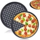 thumbnail image 2 of Bandeja perforada para pizza, paquete de 2, de acero al carbono, antiadherente, redonda y crujiente, ideal para el hogar y la cocina., 2 of 8