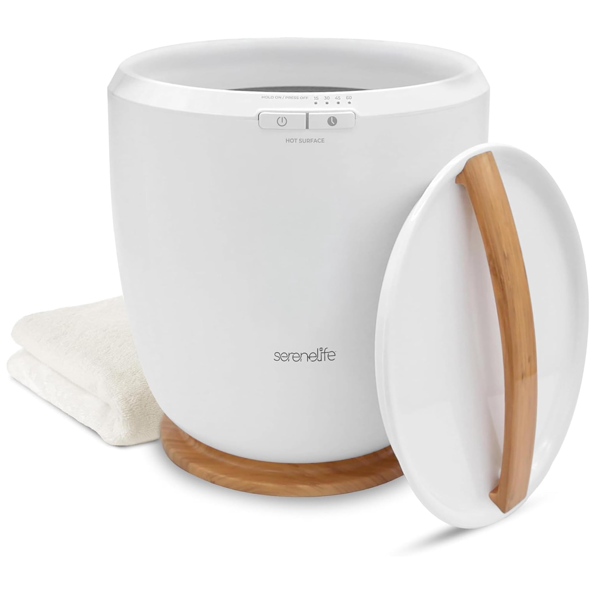 Calentador De Toallas Serenelife Tipo Cubo Con Apagado Automático