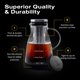 thumbnail image 4 of Cafetera Cold Brew Bean Envy, vidrio de 950 ml con silicona, 4 of 9