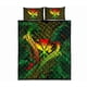 thumbnail image 1 of Juego De Cama Edredón Hawaii Shark Polynesian Tropical Reggae, 1 of 3