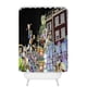 thumbnail image 1 of Cortina de ducha con ganchos para el Festival de Las Fallas, Comunidad Valenciana, España, con fuego y primavera, tamaño 60 x 72 pulgadas, 1 of 3