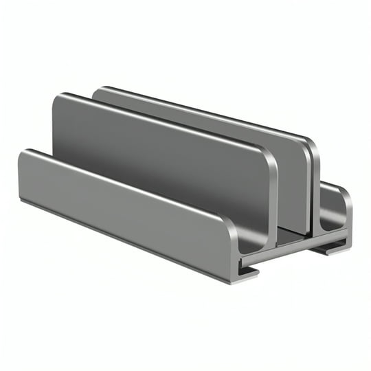 Genérico - Soporte Base Vertical Aluminio Para Notebook Smartphone