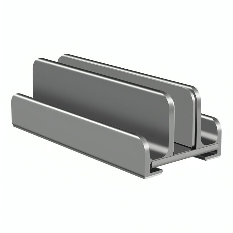 Genérico - Soporte Base Vertical Aluminio Para Notebook Smartphone