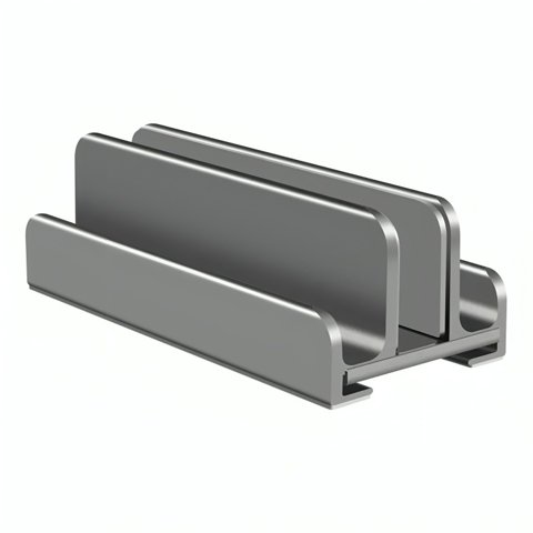 Genérico - Soporte Base Vertical Aluminio Para Notebook Smartphone