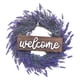 thumbnail image 1 of Guirnalda De Flores De Lavanda Artificial Para Exteriores, Cartel De Bienvenida Para Puerta Delantera, 1 of 5
