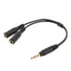 thumbnail image 3 of Micrófono Divisor De 3,5 Mm Y Adaptador De Auriculares Macho A Hembra De Audio Para PS4 PC, 3 of 3