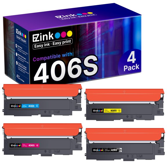 Tóner E‑Z Ink CLT‑406S 4 unidades compatible Samsung