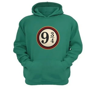 Genérico - Polerón Canguro 9 3/4 Verde Aguamarina Talla Xs Unisex