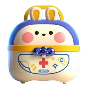 Fliperex - Maletin Medico Infantil Set Doctor Con 75 Piezas Juguete Azul