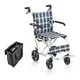 thumbnail image 1 of Silla de Ruedas de Transporte Premium con Bolso, 1 of 3