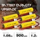 thumbnail image 3 of Batería Aa 1 2v 900mah Ni cd Paquete De 5, 3 of 6