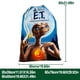 thumbnail image 3 of E.T., el Extraterrestre Bolsa de regalo con cierre de cinta navideño para decoración de Navidad,40cm×52 cm., 3 of 6