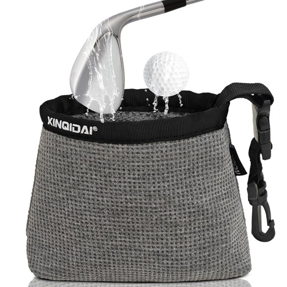 Bolsa Limpiadora de Golf XINQIDAI 17x14 cm Impermeable Gris