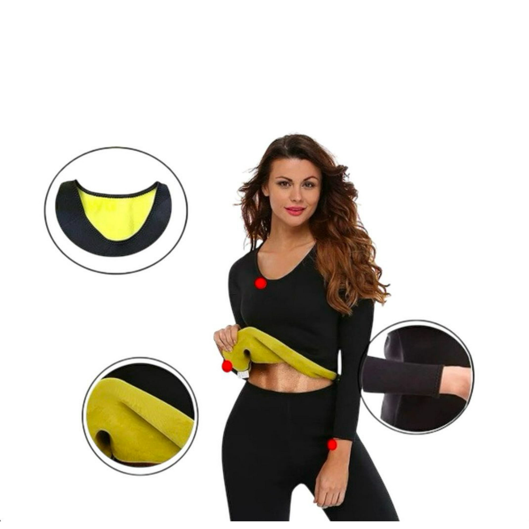 Soloferta - Faja Quema Grasa De Neopreno Manga Larga Para Mujer