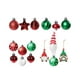 thumbnail image 3 of 32 Uds Adornos Navideños Bolas De Navidad Adornos Para Fiesta Año Nuevo Boda Rojo Verde, 3 of 3