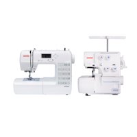 Janome - Máquina De Coser 1050Dc + Overlock 8002D
