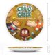 thumbnail image 2 of El mundo de Craig Plato decorativo de porcelana fina (bone china), plato decorativo de cerámica para hogar, oficina, soporte de pared, platos decorativos para dormitorio - 6 pulgadas (15 cm), 2 of 6