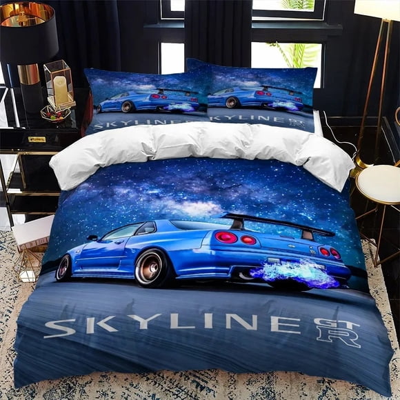 x1397 Bed Sheetsed Sports Car Supercar Bedding Set Boys Girls Twin Size Duvet Cover Pillowcase Bed Kids Adult Home Textileextile 3-Piece Bedding Set (1 Duvet Cover + 2 Pillow Shams) nj1397