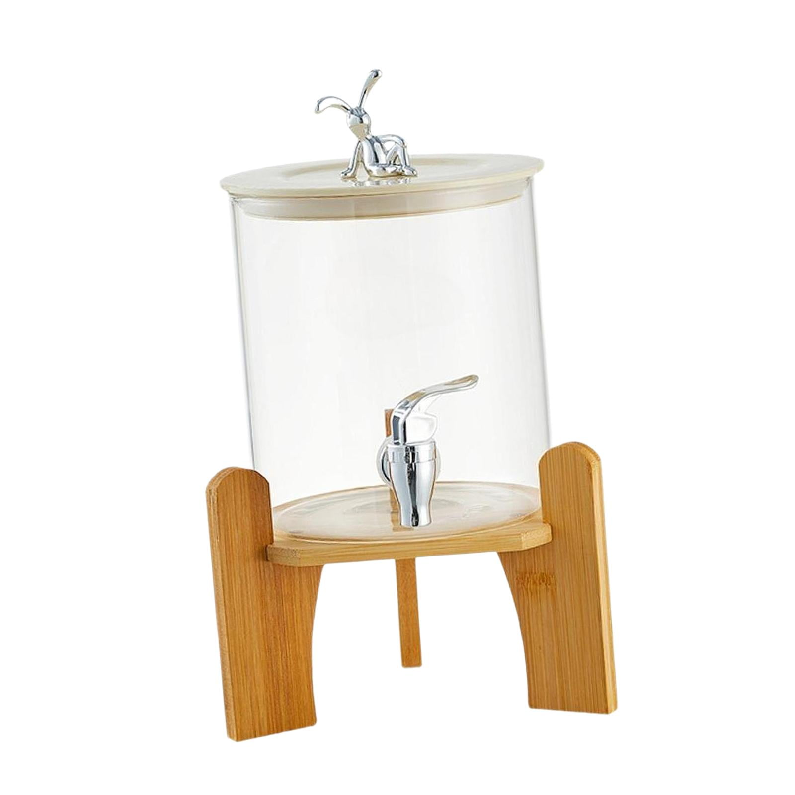 Magideal - Dispensador De Bebidas Para Fiestas Con Dispensador De Bebidas De Vidrio Con Espiga Para La Piscina Fiestas Al Aire Libre Jugo Reuniones Familiares Conejito