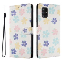 Foxdock Funda Tipo Cartera Para Samsung Galaxy A71 5G Con Soporte Y Correa – Diseño De Patrones Lindos