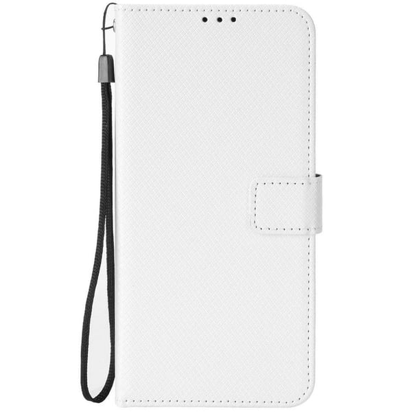 Funda Billetera para Motorola MOTO Razr 50 Ultra con Ranuras y Soporte Blanco