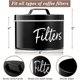 thumbnail image 3 of DRASTAR Coffee Filter Holder, Black Filter Storage with Lid, 3 of 3