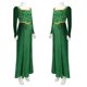 thumbnail image 3 of Disfraz Masfrida Vestido de Princesa Verde con Peluca de Terciopelo Talla XS, 3 of 6