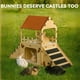 thumbnail image 2 of Escondite de conejo OtterPets de Rabbit House, tamaño extra grande, con forro polar, 2 of 7
