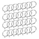 thumbnail image 1 of Uxcell 28 Pcs Anillos de Varilla de Cortina de Acero Metálico para Hogar Oficina Anillo Colgante 1.8 pulgadas Plata, 1 of 5