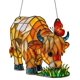 thumbnail image 1 of Atrapasol mariposa vaca highland 20cm estilo vitral colgante ventana animal granja atrapasol regalo amantes vacas, 1 of 5